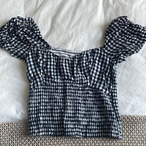 Abercrombie gingham top